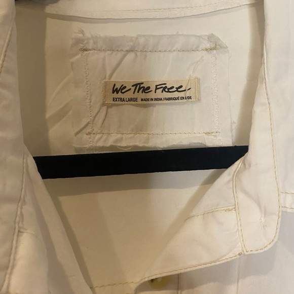 We The Free White Button-Down Shirt - Picture 4 of 9